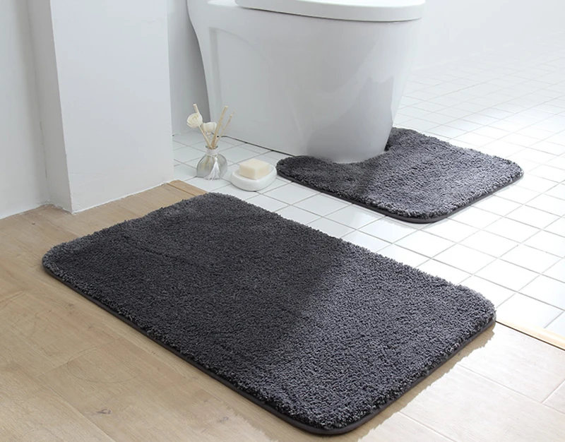 
Microfiber Knitted Bathroom Feet Drying Mat 