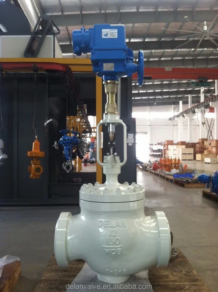 Control Valve Electric Actuat Casting Steel Flow Control Valve