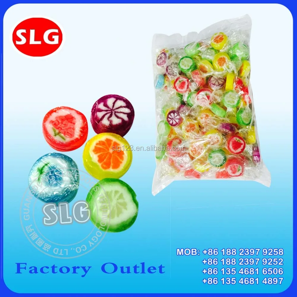 Fruit Pattern Round Hand Made Hard Candy