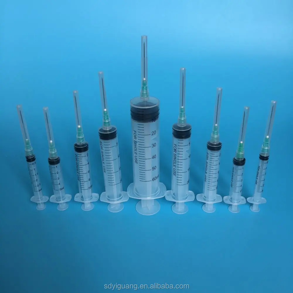 
Disposable syringe Luer lock with needle 