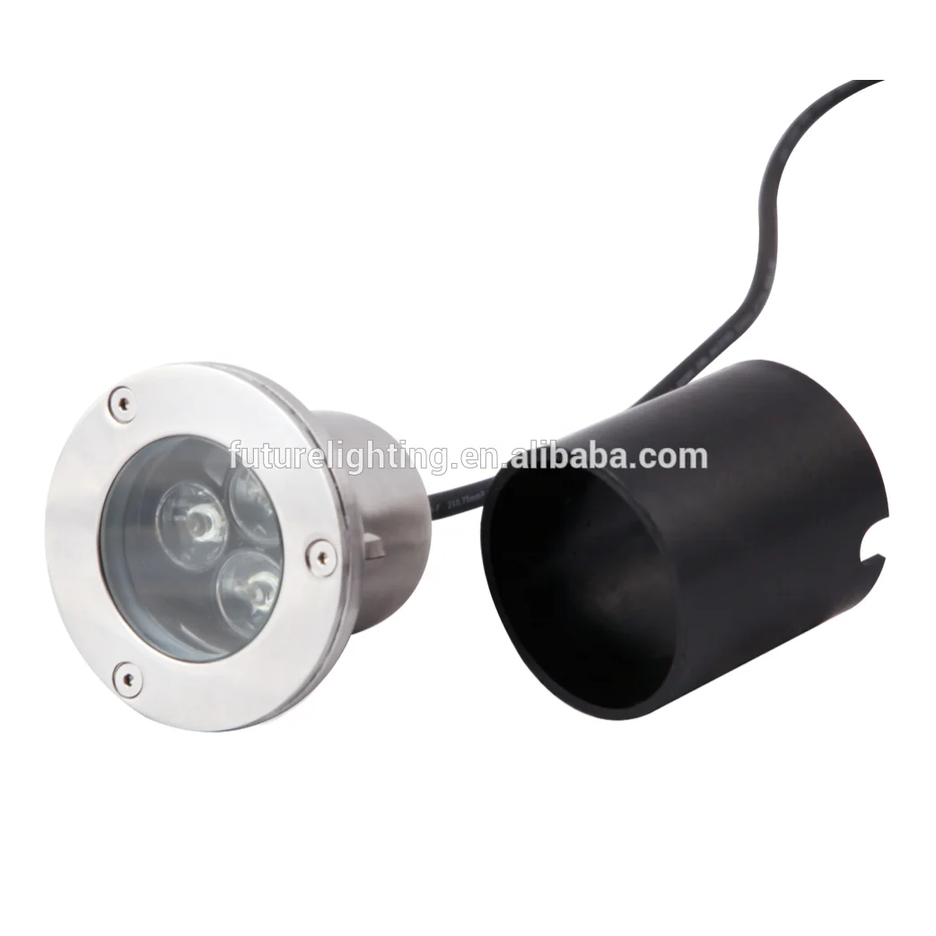 
Top quality factory price 3w RGB IP67 stainless steel buried led underground light inground spotlight CE ROHS 