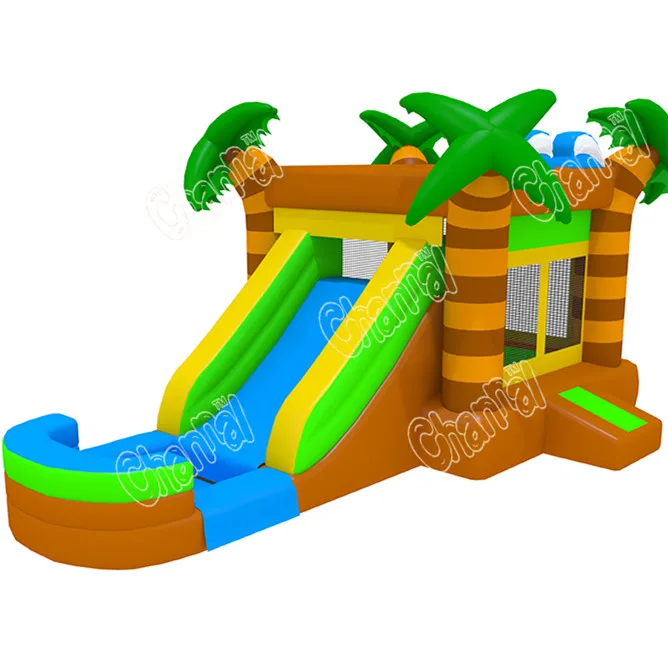 Commercial unicorn bounce house slide obstacle bouncer jumper  warehouse popular inflatable jumping castle  Combo