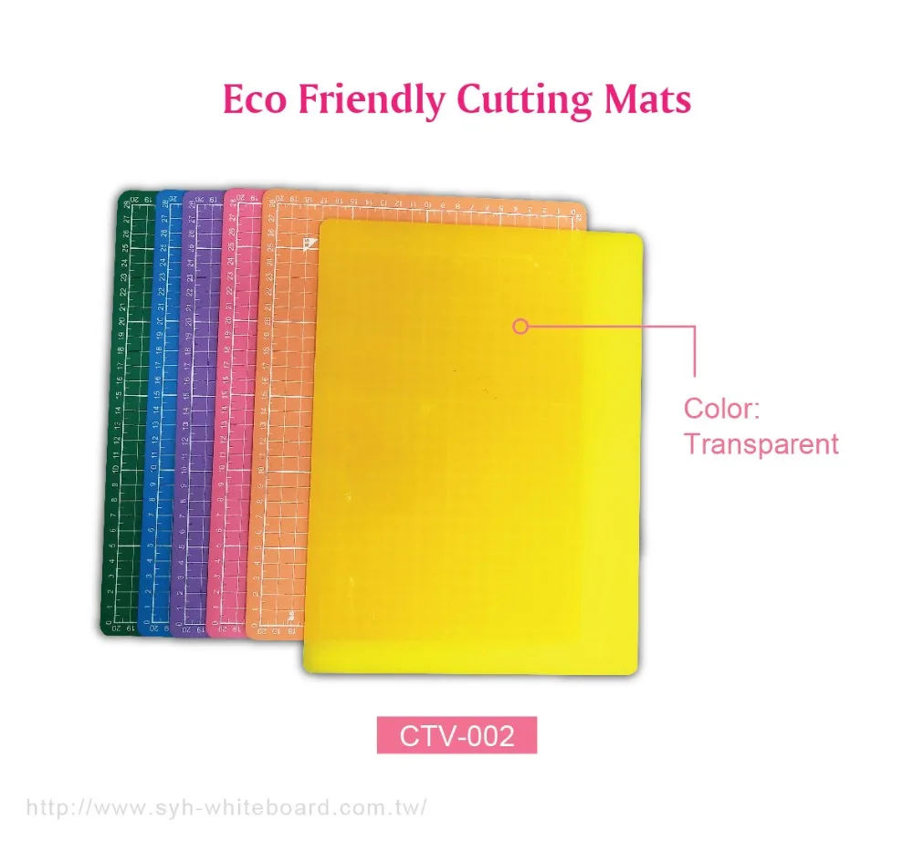 Eco friendly self-healing cutting mat with whiteboard