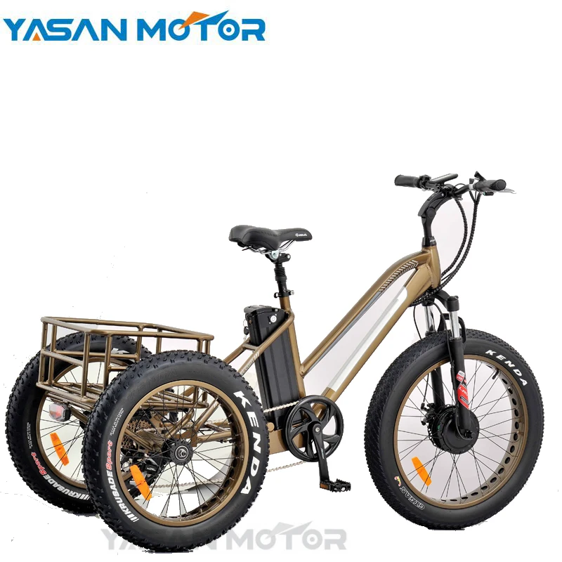 250W XOFO Motor Front Drive 3 Big Wheel Electric Bike