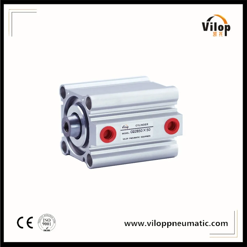 CQ2 Серии мини пневматический компактный пневмоцилиндр, Тонкий цилиндр для машины