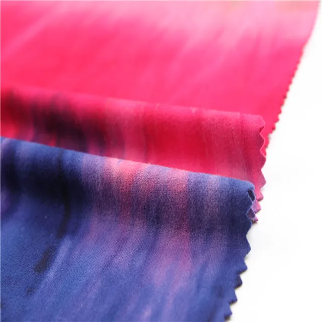 Новый дизайн, горячая Распродажа, высокое качество, галстук-крашеный, dty brush, одинарная трикотажная ткань yummy для платья-футболки