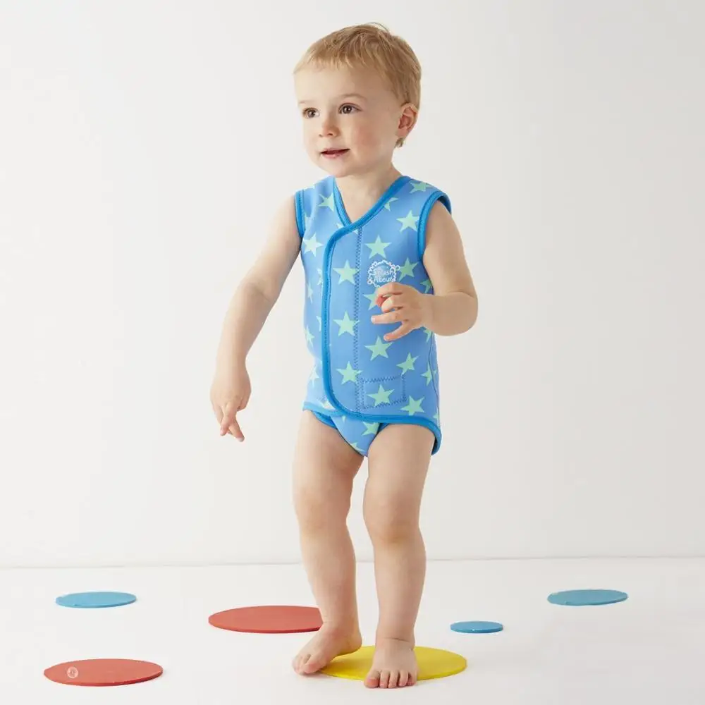 Toddler Swimsuit Baby Swimwear Infant Warm Neoprene Wetsuit Boys Girls Swim Vest UPF 50+