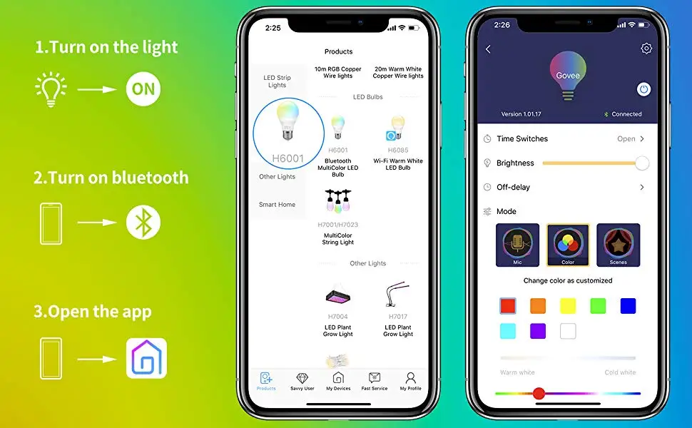 Amazon wholesale 12w smart led light&smart lamp,WIFI control LED bulb