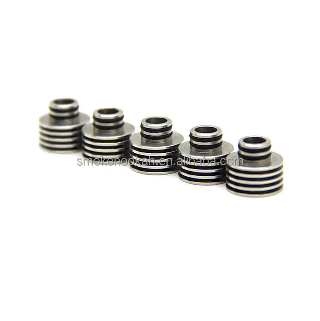 newest arrive 510 heat sink drip tip on hot selling 510 heat sink adaptor wholesale SS 510 heat sink