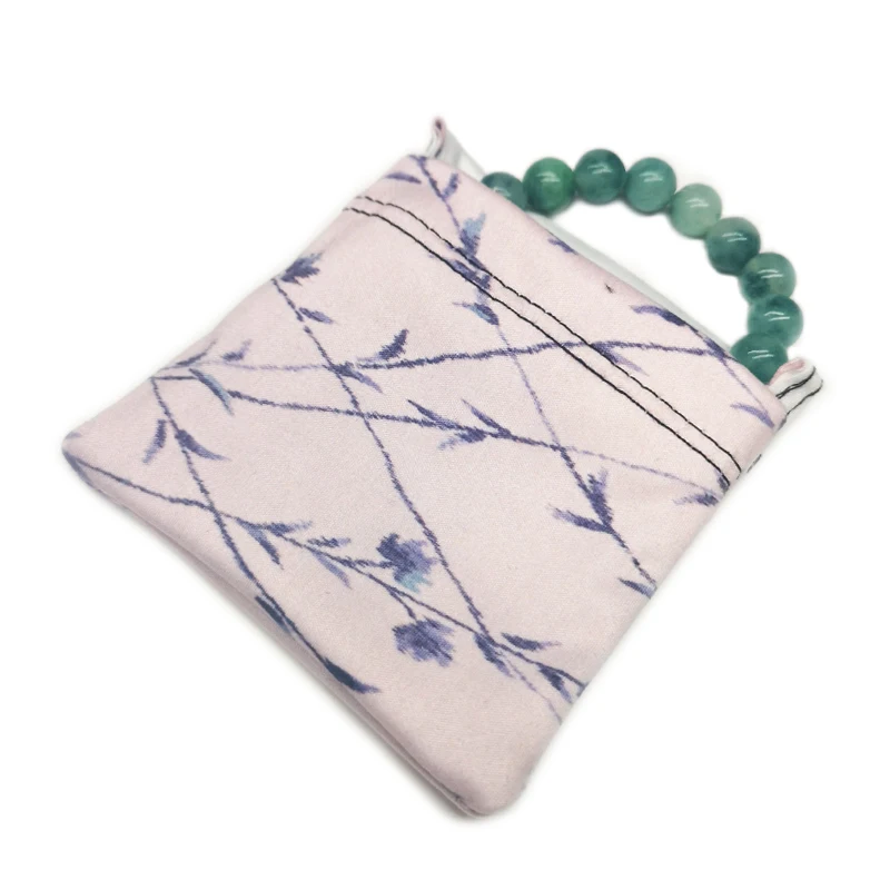 Custom Soft Stitch Microfiber Jewelry Pouch Bag