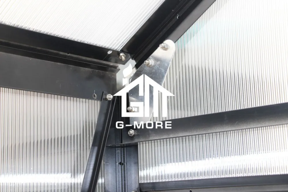 
G-MORE outdoor T-shaped hobby Orangerie Aluminum frame Glass Green house 
