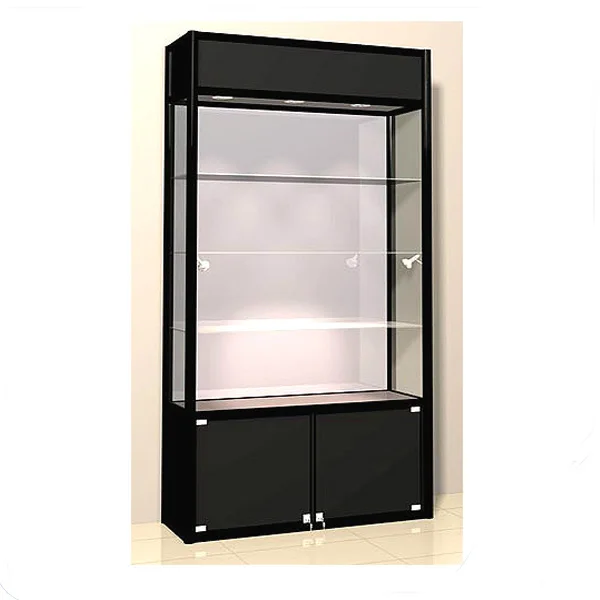 New glass model shoe store display cabinet/ jade showcase