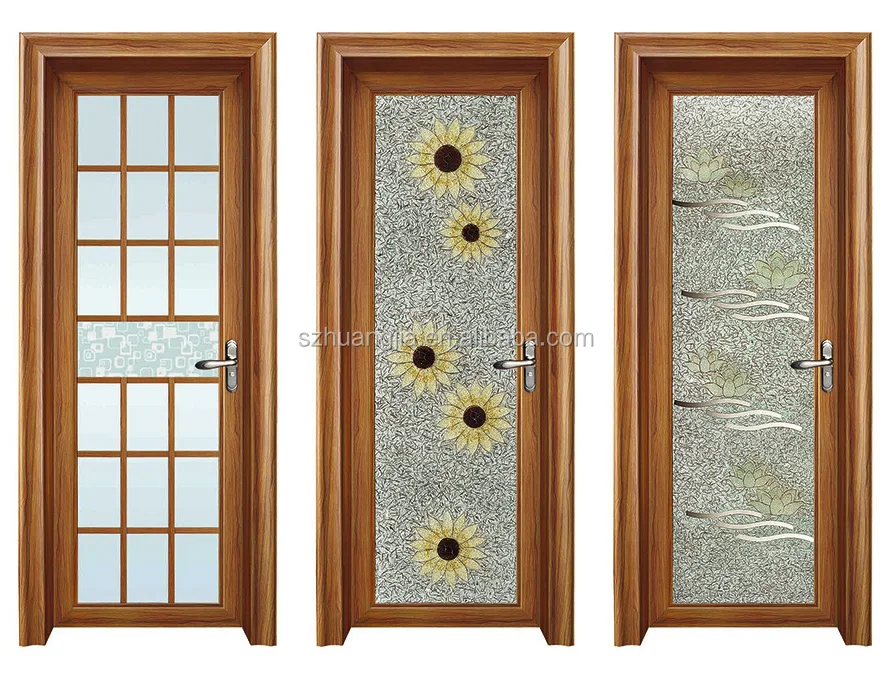 Aluminum Profile Bathroom Glass Door Design Waterproof Price