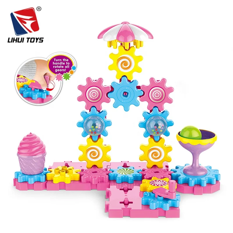
48 PCS Building Blocks Plastic Gear Toy 