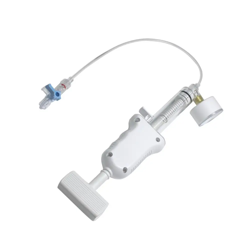 
disposable professional hospital ptca balloon inflation device 