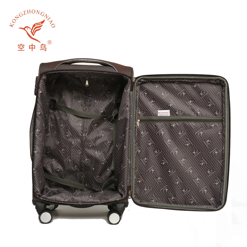 Wholesale Fashion  four spinner wheels expandable soft travel trolley luggae case suitcase bag sets