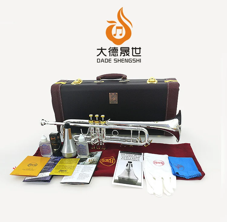 
Accept OEM DSTR-5335S Chinese Cheap Silver Trumpet For Sale 