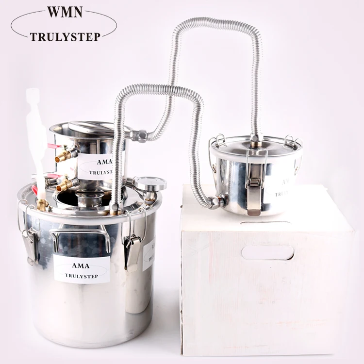 Spirits Boiler 3Pots 3Gal/12Liters Whiskey Still Stainless Steel Boiler Alcohol Distiller