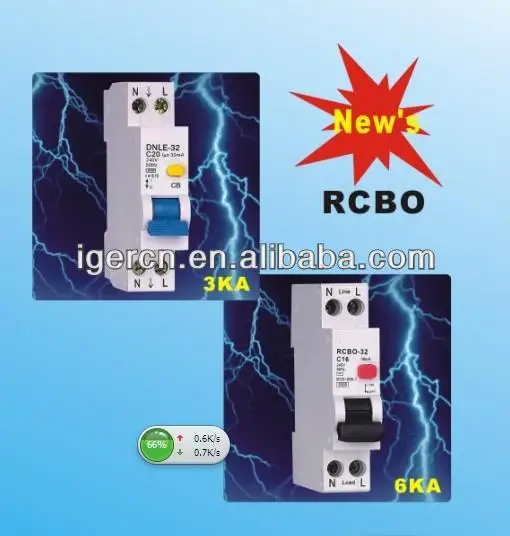 австралии стиль утечки на землю выключателя rcbo dnle- 32