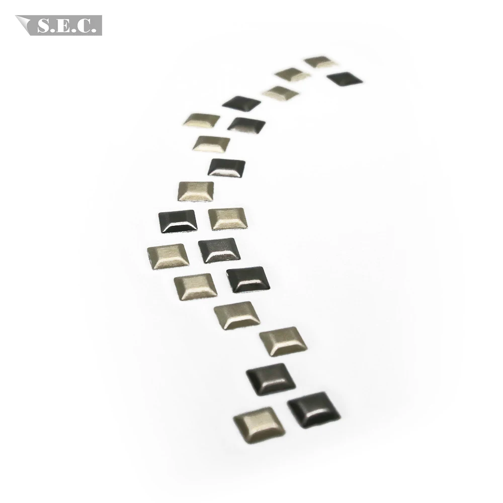 Designer Diy Logo Convex Studs Heat Transfer Printing studs for garments studs pyramid