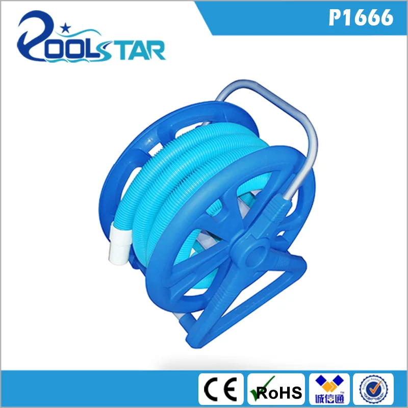 Portable ABS Hose Reel Cart for Swimming Pool Garden Hose Storage Reel for Cleaning for Pool Accessory