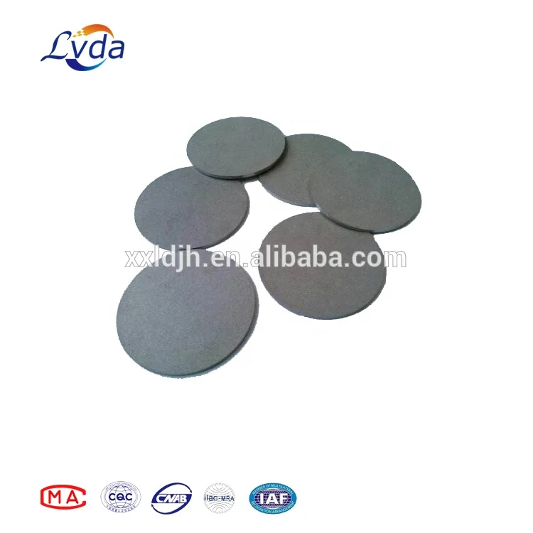 
Customized cheap 10 30 50mm sintered bronze filter disc 10 20 50 micron sintered metal copper powder porous filter disc price 