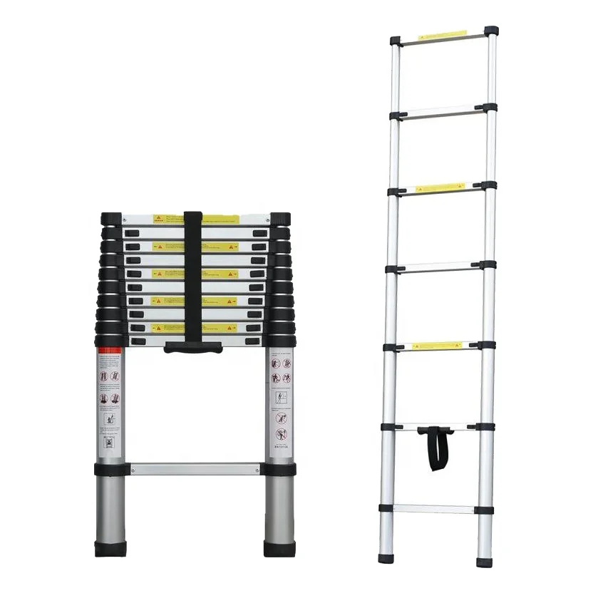 
Easy stored 5 meters single sided aluminium telescopic ladders 