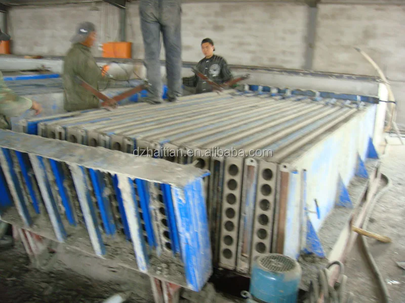 Building material precast Gypsum Wall board machine/ hollow core wall panel machine