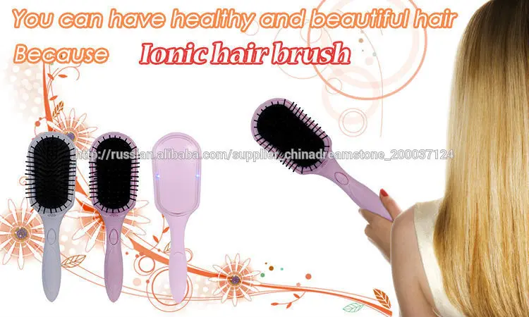 оптовая профессионализм ионных щетка волос как видно по телевизору