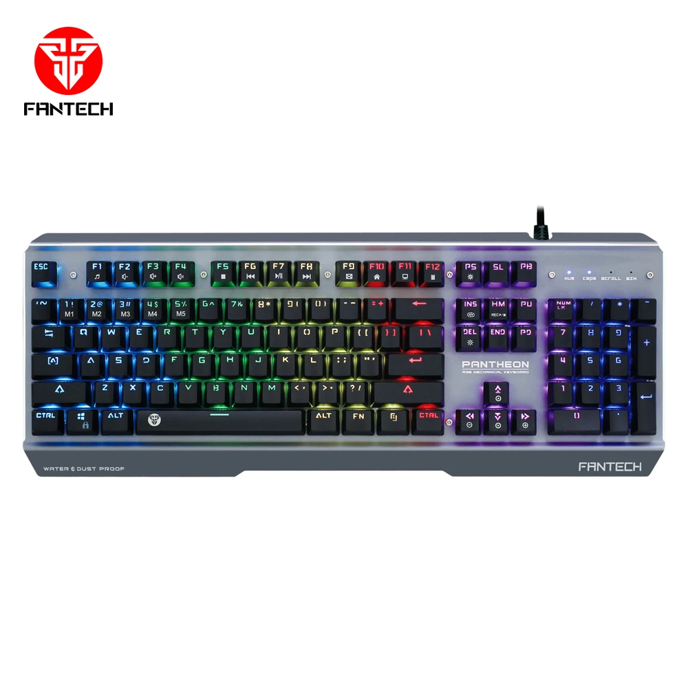 
Fantech MK881RGB Mechanical Gaming Keyboard Waterproof and Dustproof with Macro Keys driver CD included 