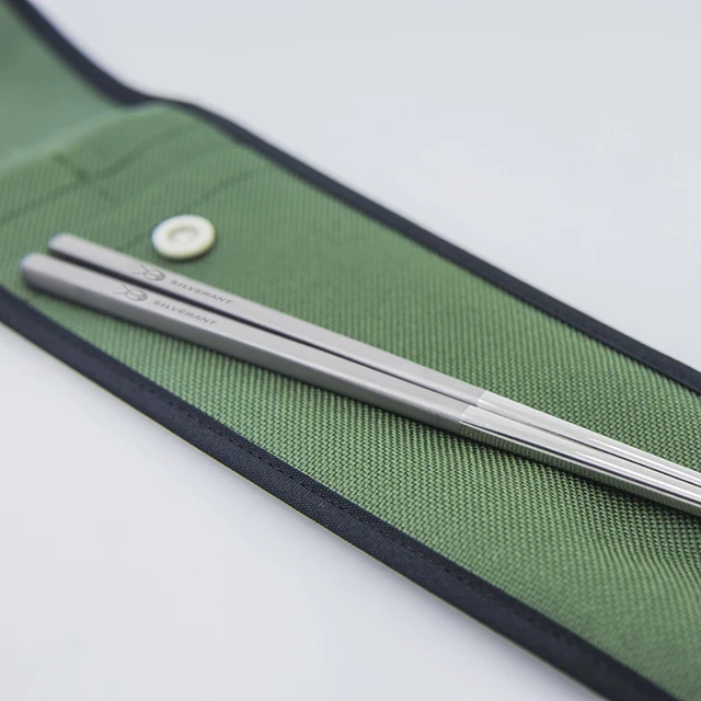 Titanium Food Grade handle chopsticks With outdoor camping hiking tableware