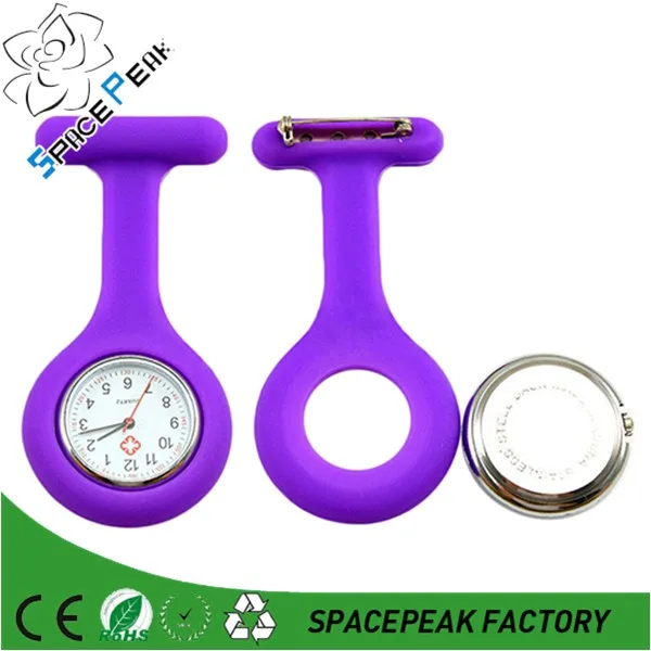 100% high quality New nurse silicone fob watch,nurse watch white