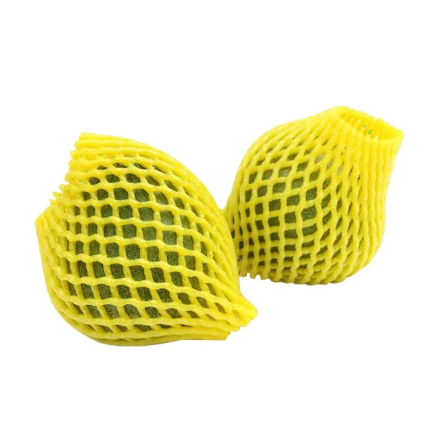 elastic foam fruit wrap cover sleeve mesh netting plastic net