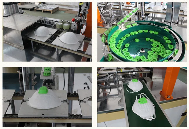 Full Auto Non Woven N95 Nose Face Cup Mask Making Machine,Ultrasonic Round Face Mask Cutting Machine