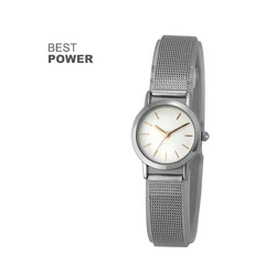 Fashion Women Analog fashion Watches Stainless Steel Mesh Band Quartz Wrist watch