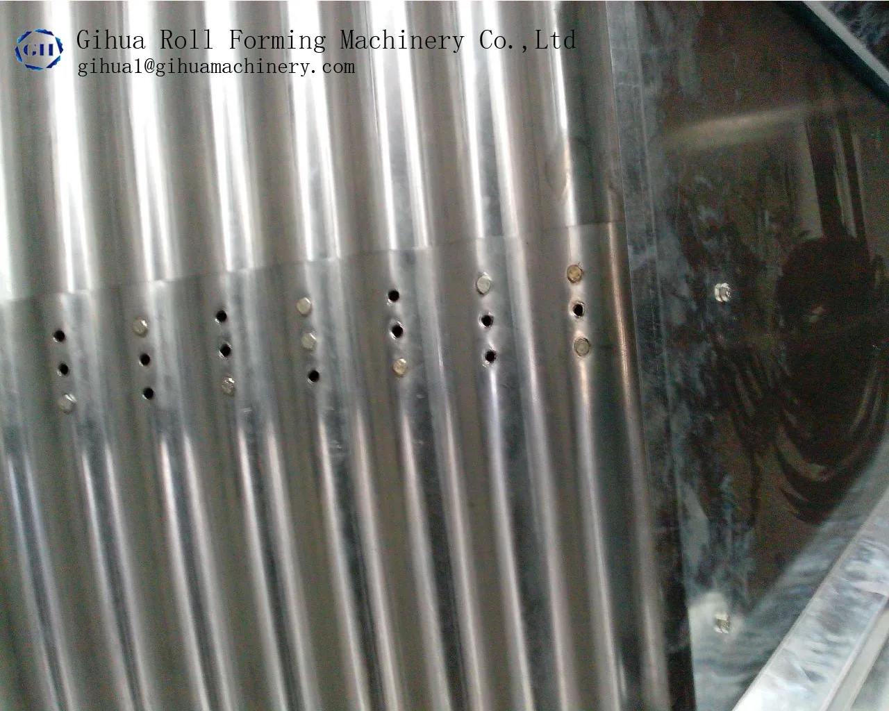 Water treatment silo roll forming machine