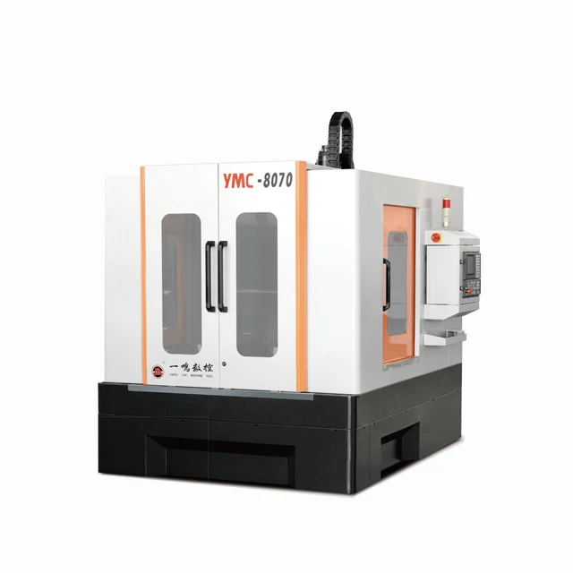 Hot sale Popular small size double column cnc center milling machine with engraving function YMC-8070