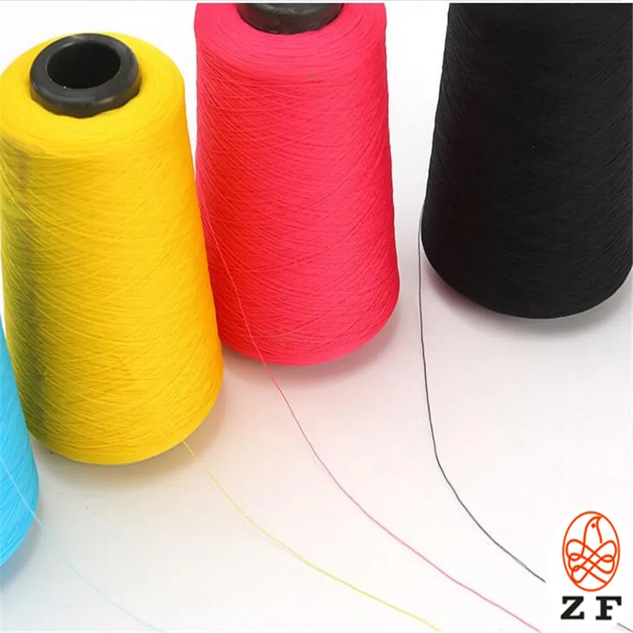 Multi colors sewing thread polyester 40/2 3 color polyester thread