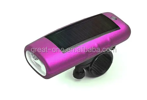 solar Led Bike Light with ringing and blinking