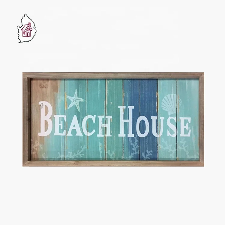 
Beach House Wood Decorative Wall Plaque  (60837366826)