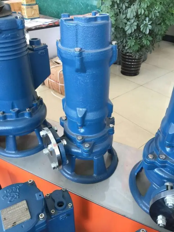 cutting submersible water pump sewage crusher devices single blade impeller toilet pump chopper dirty water pump and submersible