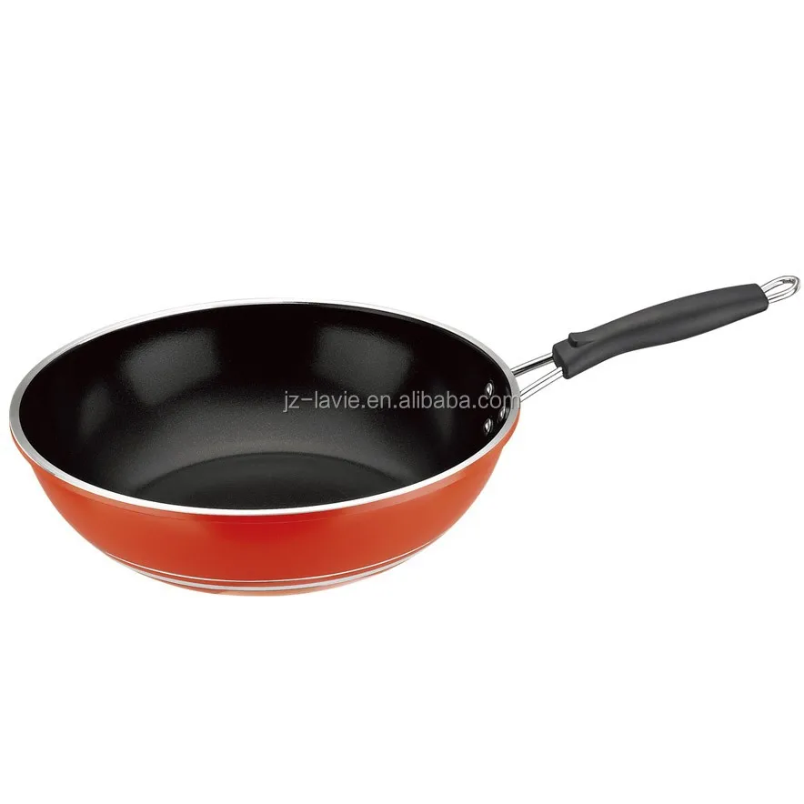 
Hot selling frying pan/ cheap carbon steel non stick fry pan chief wok 