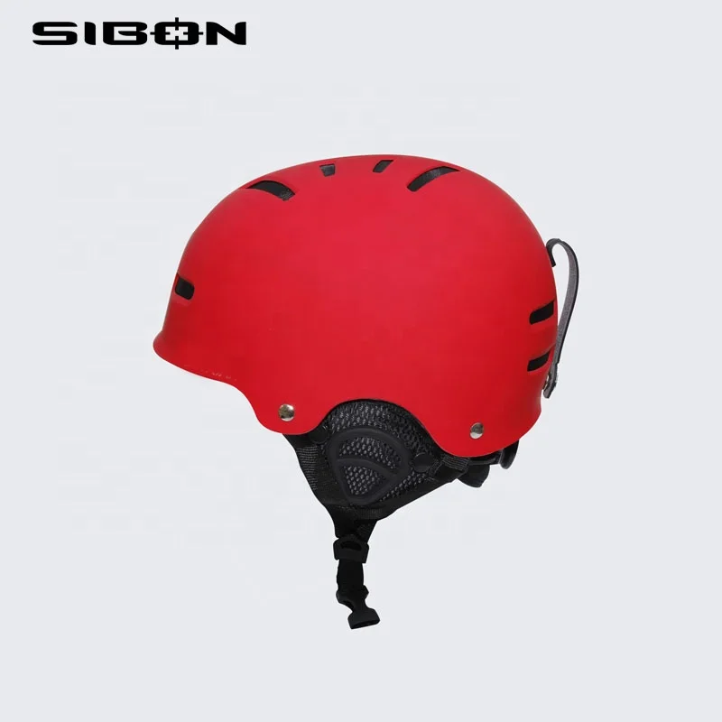 
SIBON B0822108 CE 14 air vents ABS shell removable goggle lock strap washable liner kids ski helmet oem 
