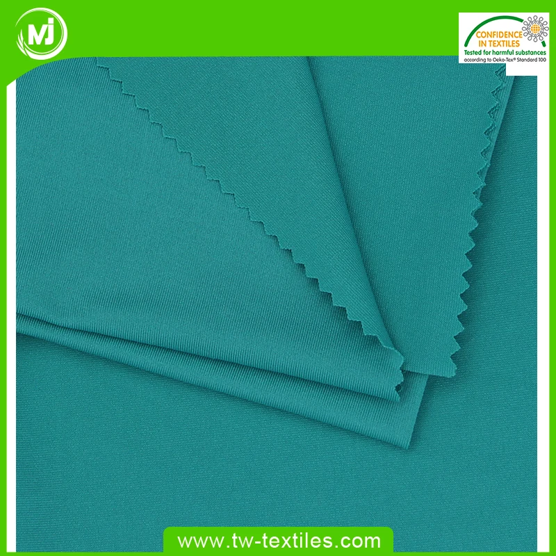 Dri fit Knitted Single Jersey 91% Polyester 9% Spandex fabric with Strong Stretch