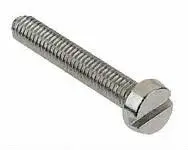 Full thread stainless steel slotted cheese head screws DIN 84