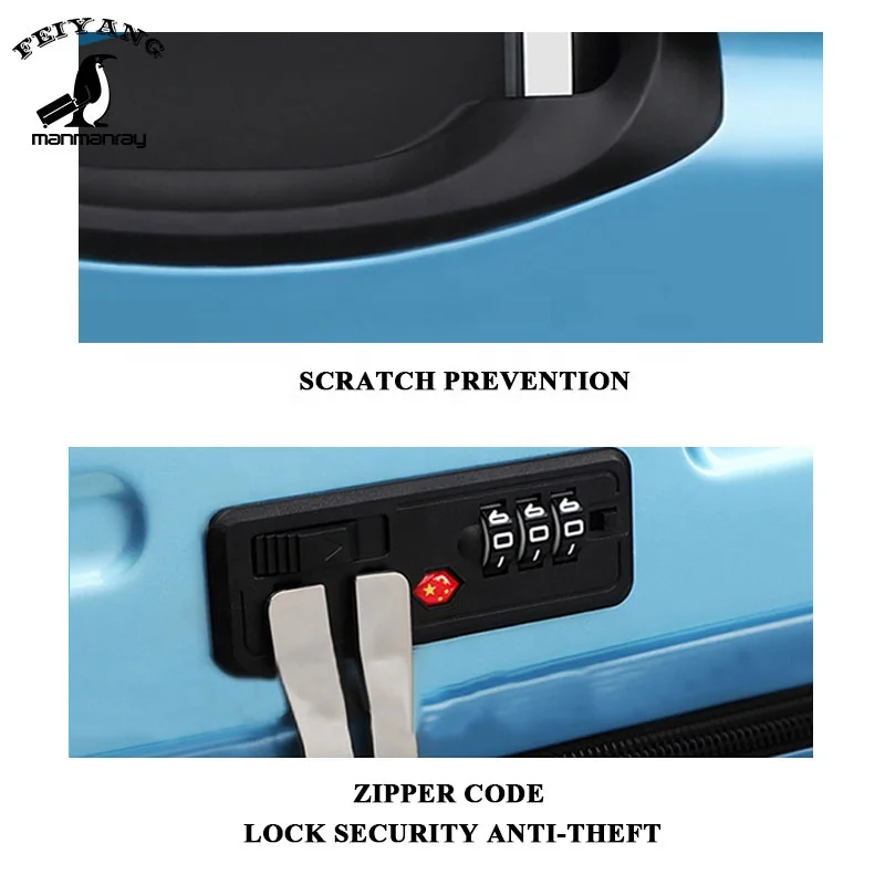 Factory custom traveling luggage trolly carry on airport luggage Boarding Under Seat Luggage Bag