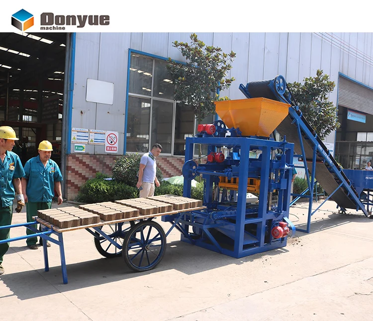 New brick machine qt4-24 manual concrete block machine for cement bricks