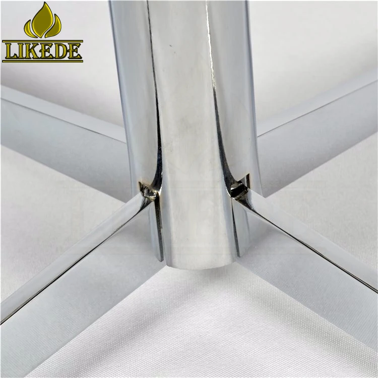 Chrome iron table base pneumatic table legs metal table legs manufacture