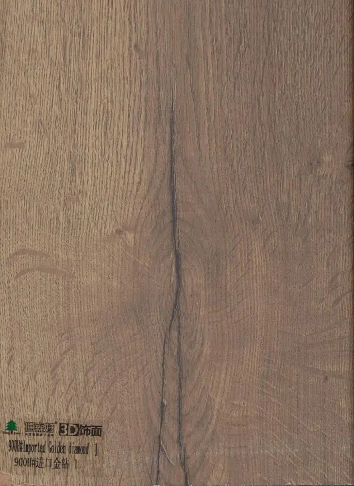 Oak wood embossing double side melamine laminated particleboard