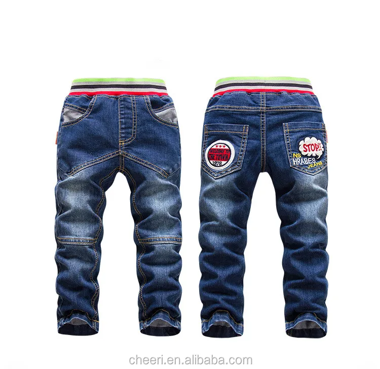
hot sale funky wholesale 2017 fashion spring autumn new style children pants teen boys jeans kids trousers 